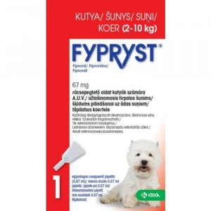 FYPRYST 67MG ŠĶĪDUMS SUŅIEM (2-10KG) N1